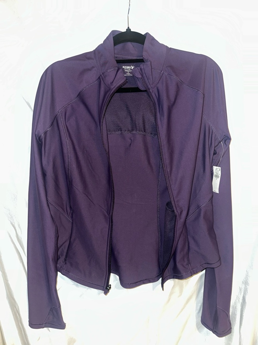 Old Navy Purple Lightweight Active Zip Jacket - Women's